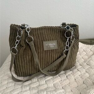 Olive Green Textured Women's Bag
